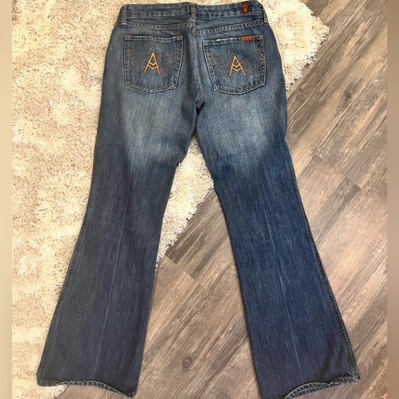 7 for all Mankind Classic Flare Jeans Size 30 - Picture 5 of 7